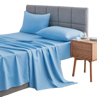 China Nondisposable 100% Polyester American Designs Bed Sheet Set With Flat Fitted Bedspread for sale