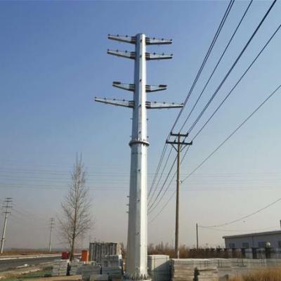 China Hot Sales Q355 / Q255 Steel Energy Transmission Line Steel Tube Pipe Tower for sale