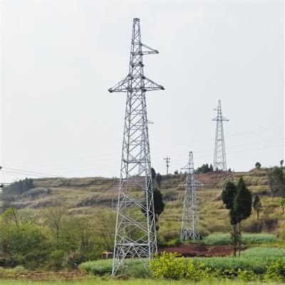 China Angular Steel Electric Power Transmission Electric Power Transmission Hot Dip Galvanized 33KV Lattice Tower for sale