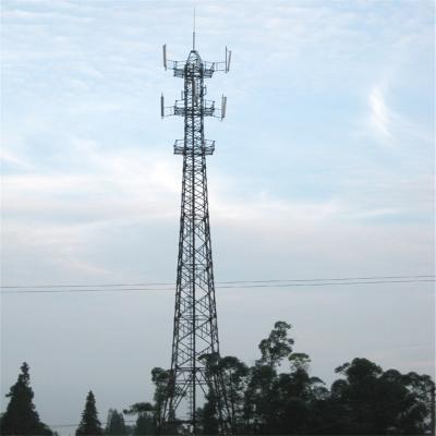 China Q355 / Q255 4 Steel Legs Galvanized Steel Angel Lattice Mobile Telecom Telecommunication Tower for sale