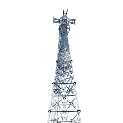 China Q355 / Q255 Steel Galvanized Four Leg Pipe Shaped Steel Leg Cellular Telecom Mobile Telecommunication Tower for sale