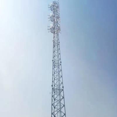 China Q355 / Q255 3 Leg Self Support Tower Steel Tube Pylons Steel Telecommunication Towers Mobile Towers for sale