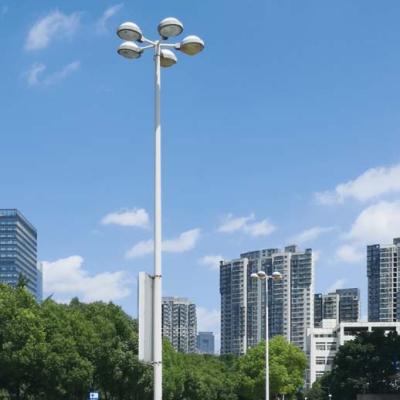 China High Mast Steel Pole 20M-30M Galvanized Weather Resistant High Mast Lamp Pole for sale