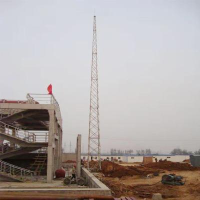 China 35m Steel Structural Covering Angle Tower/Steel Shaped Pipe Lightning Shield for sale