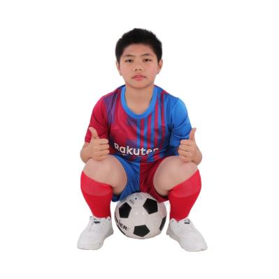 China Places Cheap Kids Junior Soccer Fine Quality Boys Soccer Jersey Kits for sale