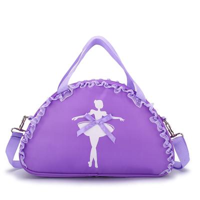 China Durable Custom Gym Bag Pink Duffel Bag Girls Sports Dance Kids Backpack Ballet Dance Bags Handbag for sale