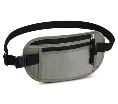 China Multifunctional Multiple Color Belt Fanny Pack Sports Workout Waist Bag Travel Waterproof Thin Running Money Belt for sale