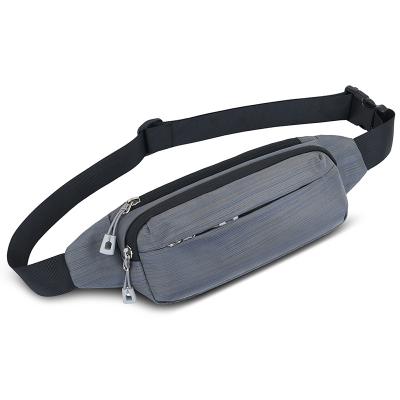 China Custom Multi Functional Pocket Slim Waist Belt Bum Bag Women Leisure Travel Running Waist Bag With Detachable Belt for sale