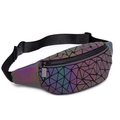 China Custom Travel Outdoor Geometry Multifunctional Eco-friendly Waterproof Custom Travel For Men Waist Bag Sports Running Belt Bag for sale