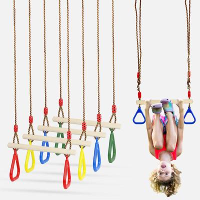 China Exercise Body Warrior Obstacle Training Slackline Monkey Bar Hanging Kit Ninja Obstacle Course With Outdoor Swing for sale