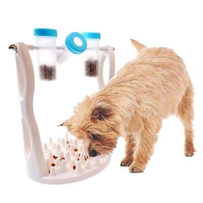 China Viable Interactive Dog Toys, Puzll IQ Dog Toy for Training and Entertainment by Spinning the Bottle, Funny Slow Feeder Dog Bowl for sale