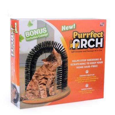 China Amazon Viable Hot Selling Cat Scratching Toys Perfect Cat Arch Groomer As Seen On TV Pets 2017 for sale