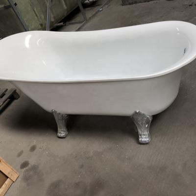 China Free Standing Classic Irregular Whirlpool Soaking Acrylic Bathtub With Shower From China for sale