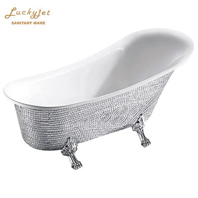 China Stylish Appearance Mini Plastic Decorative Antique Clawfoot Bathtub with Chinese Style for sale