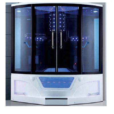 China With Fashionable Frame Area TV Steam Shower Cabin With Computer Panel for sale