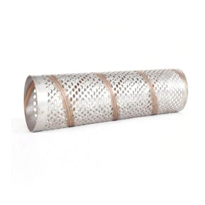 China Water pipeline system metal tube stainless steel perforated filter tubes for water pipeline system for sale