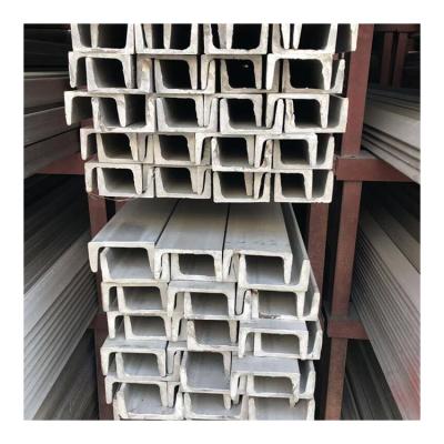 China Support System Carbon C Purlin C Channel Price 6mm 8mm Hot Rolled Galvanized Steel U-Steel for sale