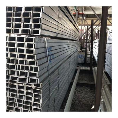 China Hot Selling Galvanized Steel U Channel Steel U Channel Support System OEM Good Prices Hot Selling Galvanized Structural Channel for sale