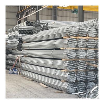 China High Quality Hot Dipped Welded Fluid Pipe Galvanized Steel Pipe Round Gi Pipe Pre Galvanized Tube For Construction for sale