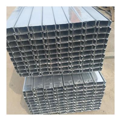 China Good price gauge c purlins light support system steel channel profile steel galvanize steel for construction for sale