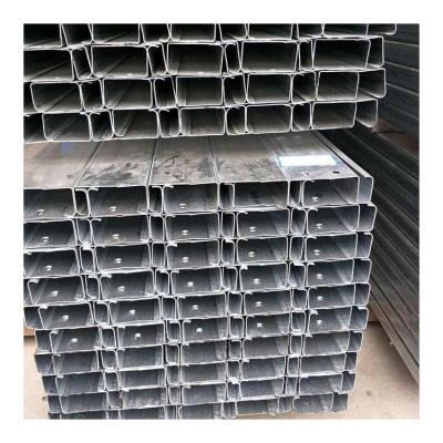 China Technical Support Customization Low Price C Channel Support Steel Galvanized C Shaped Steel For Roof Truss for sale