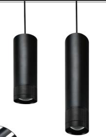 China 12 W , 15 W , 25 W ,15-60 Degree Adjustable , 6063 Aluminum , Matt Black , LED Hanging Light for sale