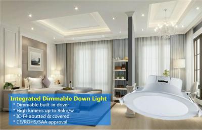 China 6000K 6 Inch Waterproof LED Downlights Dimmable With CE , ROHS , SAA , LED Bathroom Lights for sale