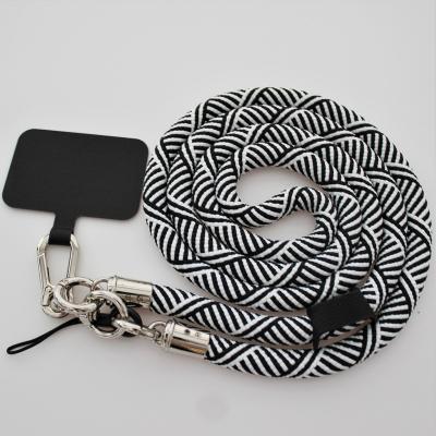 China Phone Strap Universal For Most Smartphone Lanyard Crossbody Rope Around Neck 10mm Thick Detachable With Phone Patch Cell Phone Case Strap for sale