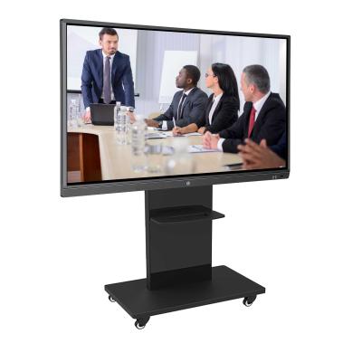 China Video Conferencing Large 4k Led Digital Pen Touch Screen Smart White Panel All In One Interactive Panel With OPS for sale