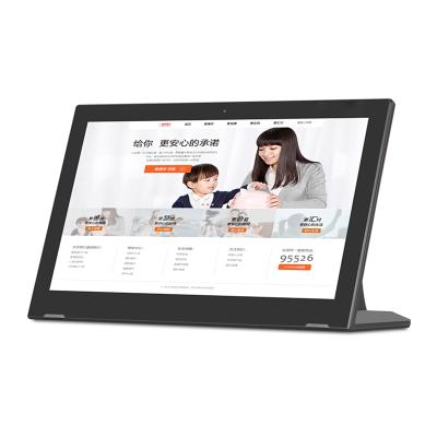 China POE Charging Optional Desk Reception Tablet 17.3inch Android Advertising Desktop Frame For In Restaurants And Governments for sale