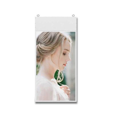 China Guangdong Double 43inch Screen Indoor Vertical Hanging Led Backlight Advertising Display Machine for sale