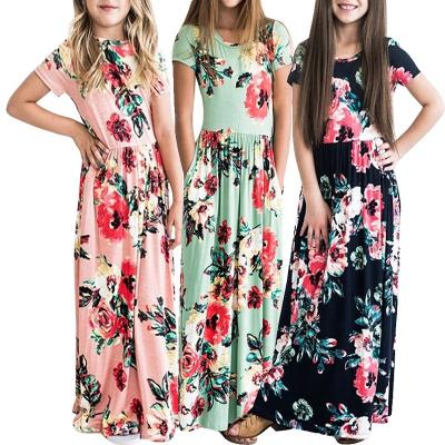 China Wholesale Washable Muslim African Skirts And 2-12 Print Maxi Dresses Sundress Party Bridesmaids Plus Size (Old) Turkey For Girls Dresses for sale