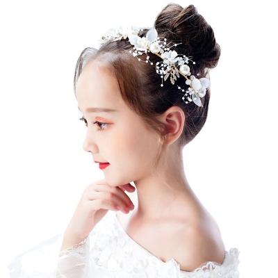 China Korean Style/Mori Style Female Flower Show Headband Headwear Girl Flower Headband Child Crown Jewelry Korean Main Version for sale