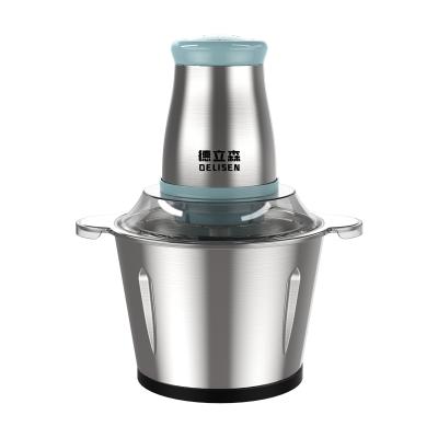 China Household Top Sale 2L/3L/4L/5L/6L 2 Speed ​​Electric Vegetable Chopper Food Processors 4 Blades Food Chopper and Cleaver Slicers for sale