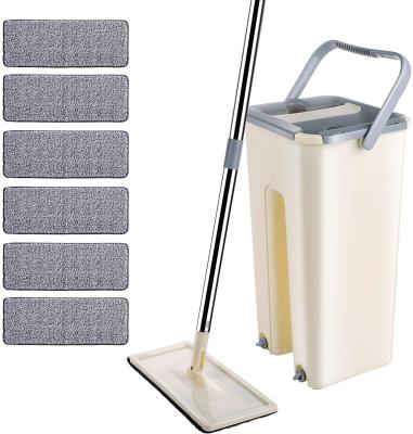 China Sustainable Easy Life 2021 3D Cleaning Floor Wipes House Innovative PVA Flat Dry Sponge Cleaning Mop Set Easy Mop for sale