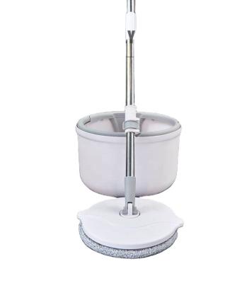 China 2021 Sustainable New Products Rotate Single Mop Bucket Floor Cleaning Lazy Hand Bucket Free Mop for sale