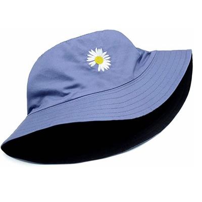 China Bilateral Fisherman Verified Bucket Hat Embroidery Logo High Quality Unisex Wide Brim Bucket Hat Custom Women for sale