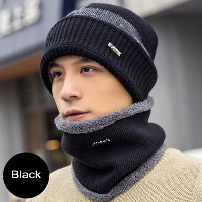 China Fashion JOINT Wholesale Custom Beanie And Scarf Set Warm Winter Knitted Hat Cap for sale