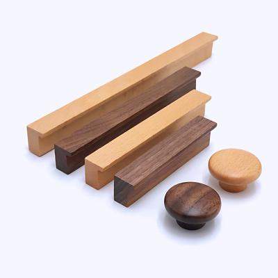 China Modern Nordic Minimalist Wood Handle Solid Wood Cabinets Can Be Customized Handle for sale