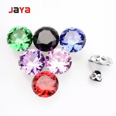 China Easy Installation Zinc Alloy Door Knobs For Interior Doors Crystal Handle Knob for sale