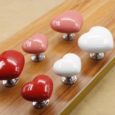 China Beautiful Modern Ceramic Cabinet Handle Drawer Handle In Children's Room Living Room Furniture for sale