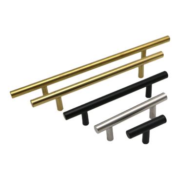 China Easy Installation Stainless Steel Kitchen Gold Cabinet Handle Drawer Gold Cabinet Handle for sale