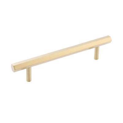 China Easy Installation Solid Brass Furniture Hardware Cabinet Drawer Handles And Knob Drawer Pulls for sale