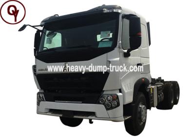 China HOWO A7 6x4 Heavy Duty Semi Truck Tractor , Diesel Fuel Type Head Truck for sale