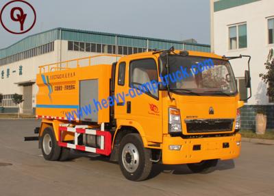 Chine Camion 15CBM d'enlèvement des ordures de compacteur de HOWO 6x4 avec la fonction de dragage de nettoyage à vendre