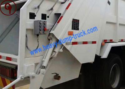 China HOWO Steyr 6x4 Compressible Waste Management Garbage Truck Hydraulic Arm System for sale