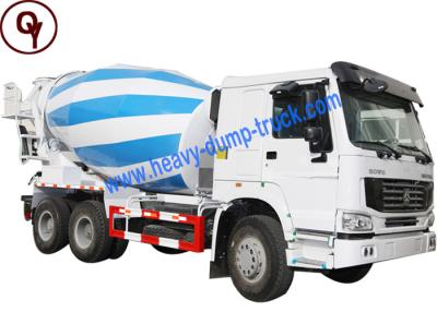 China 10 Wheeler 12m3 Concrete Mixer Truck , 290HP Sinotruk Concrete Lorry Mixer for sale