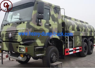 China 20000L Capacity 6x6 All Wheel Drive Gasoline Tanker Truck ISO / SGS Approval for sale