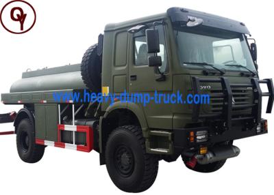 China Steyr 4x2 Right Hand Drive Oil Tanker Truck , EURO II Emission Standard Fuel Lorry for sale