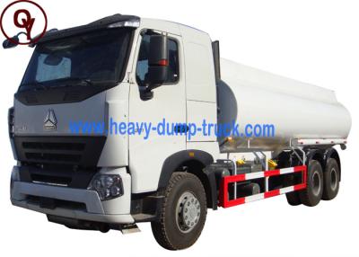 China Sinotruk HOWO A7 Oil Tanker Truck , 2000 Liters Fuel Oil Delivery Truck for sale